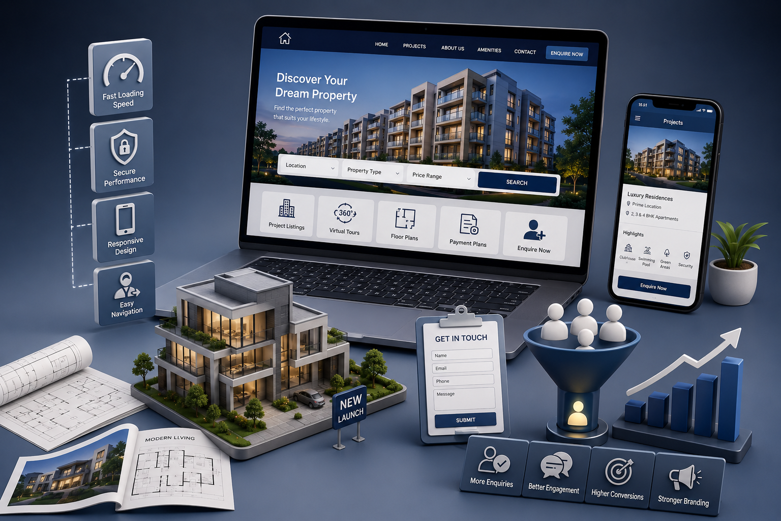 Real Estate Website Deveopment